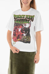 COUTURE Printed WOLF CRYSTAL T-Shirt
